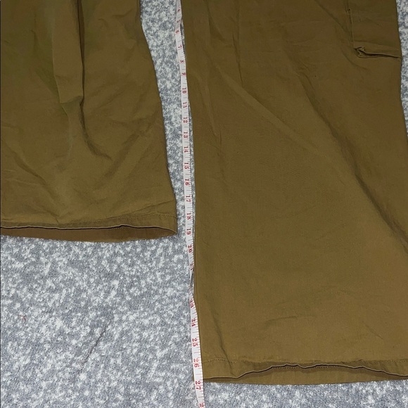 Cider Khaki Belted Jumpsuit Size M - Picture 10 of 11